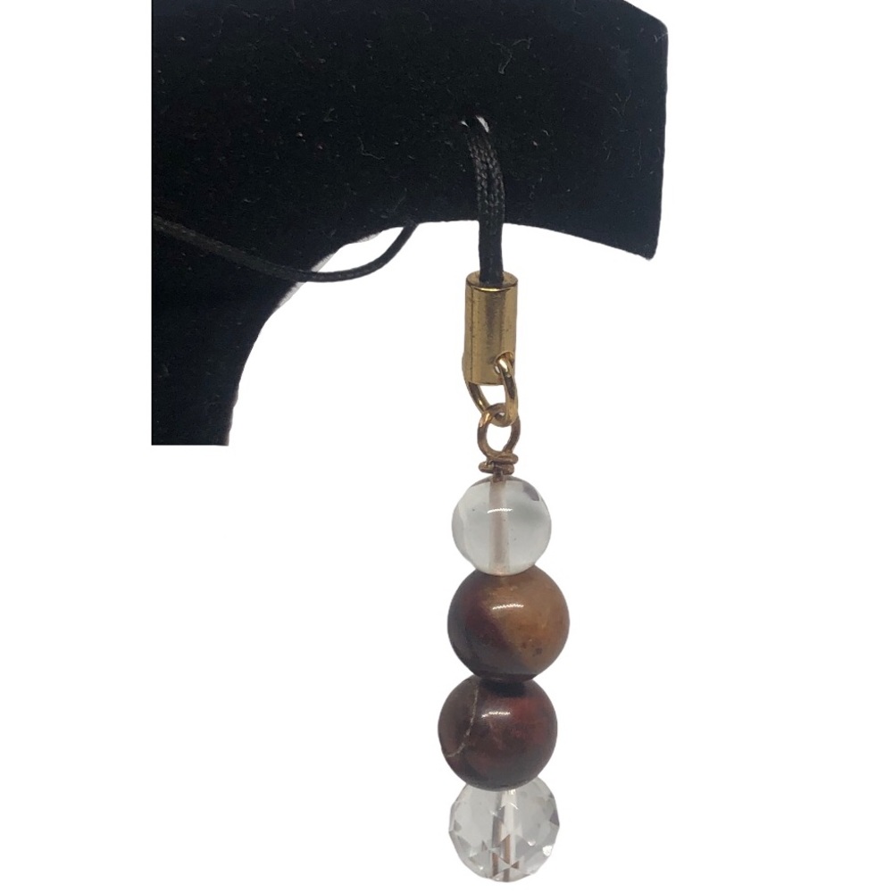 Fancy jasper keychain/lanyard